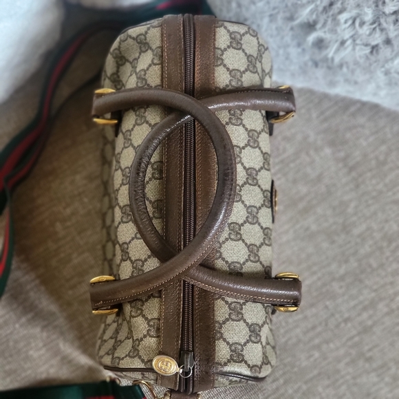 Gucci GG Supreme Web Boston Bag Pvc 2Way..Authentic!! - Picture 7 of 10